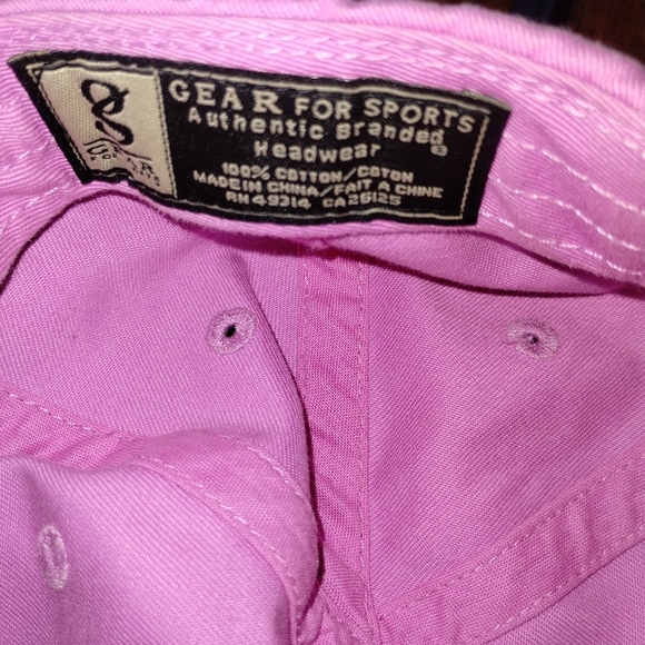 Breezy Point Pink Golf Cart Golf Cap - Picture 4 of 5